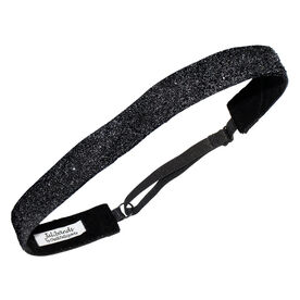 Running Juliband Non-Slip Deluxe Headband - Black Glitter