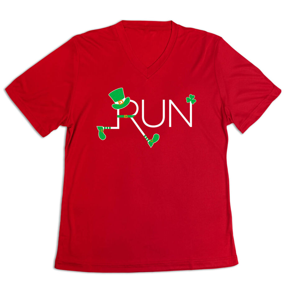 Women's Short Sleeve Tech Tee - Let's Run Lucky