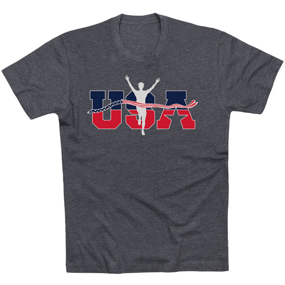 Running Short Sleeve T-Shirt - USA Runner