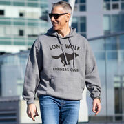 Statement Fleece Hoodie -  Run Club Lone Wolf