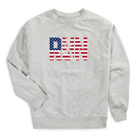 Running Raglan Crew Neck Pullover - Run Girl USA