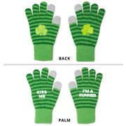 Gloves with Touchscreen Fingers - Kiss Me I'm a Runner