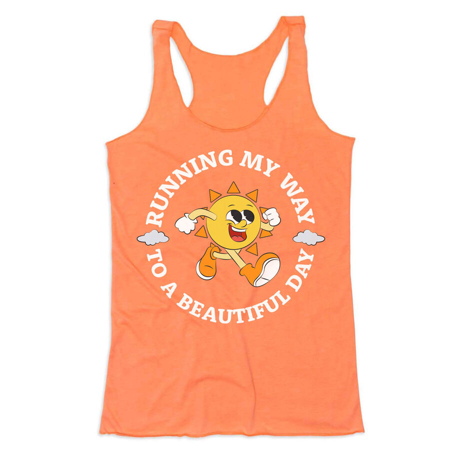 Women's Everyday Tank Top - Running My Way to a Beautiful Day
