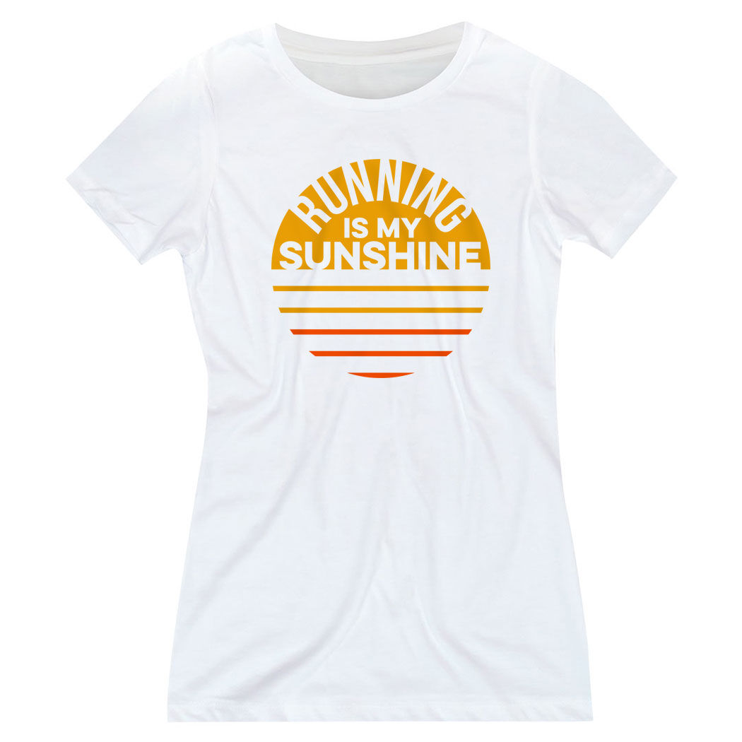 Womens T-Shirt Runners Tee by Gone For a Run Gone For a Run Womens Everyday Runners Tee This Is My Happy Hour 