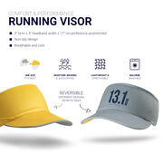 Running Comfort Performance Visor - 13.1 Half Marathon Run