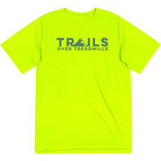 Men's Running Short Sleeve Performance Tee - Trails Over Treadmills