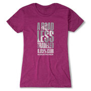 Women's Everyday Runners Tee - A Road Less Traveled - Marathoner