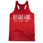 Women's Racerback Performance Tank Top - Run Like A Girl&#174;