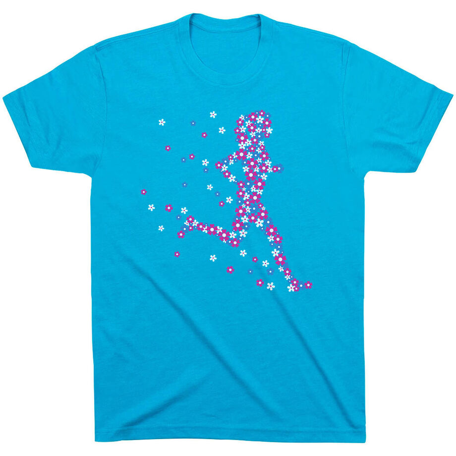 Running Short Sleeve T-Shirt - Summer Runner Girl