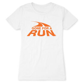 Women's Everyday Tee Gone For a Run&reg; Logo (Orange)