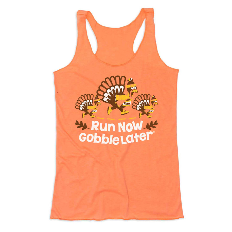 Women's Everyday Tank Top - Run Now Gobble Later Turkey Trot