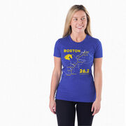 Women's Everyday Runners Tee - Boston Route