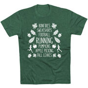 Running Short Sleeve T- Shirt - Fall Running