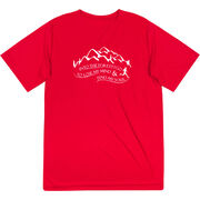 Men's Running Short Sleeve Tech Tee - Into the Forest I Go