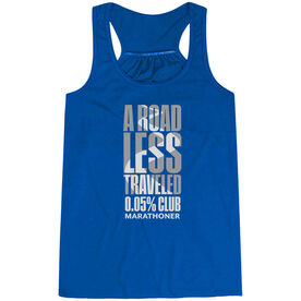 Flowy Racerback Tank Top - A Road Less Traveled - Marathoner