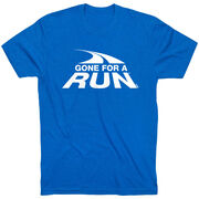 Running Short Sleeve T- Shirt - Gone For a Run&reg; White Logo