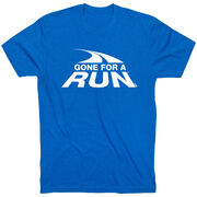 Running Short Sleeve T- Shirt - Gone For a Run&reg; White Logo