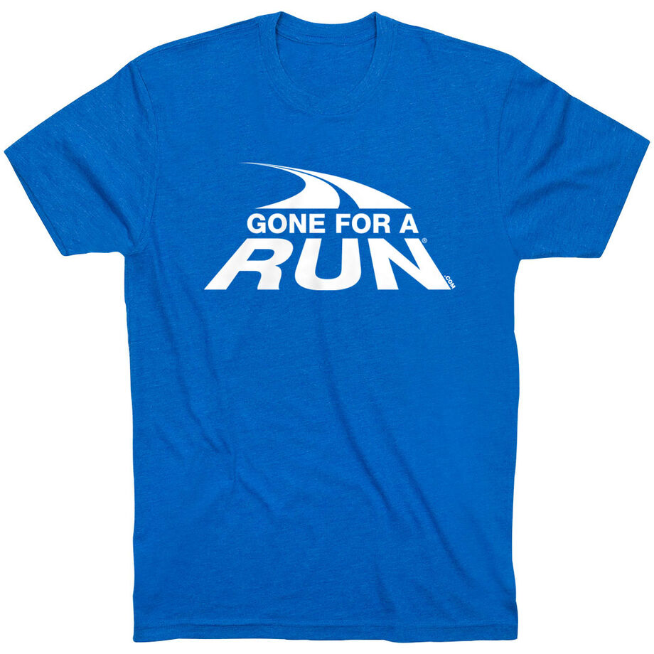 Running Short Sleeve T- Shirt - Gone For a Run&reg; White Logo