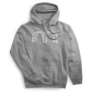 Statement Fleece Hoodie - Glitter Run