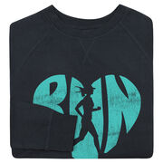 Running Raglan Crew Neck Pullover - Love The Run
