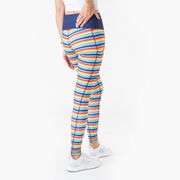 Women's Performance Side Pocket Tights - St Tropez