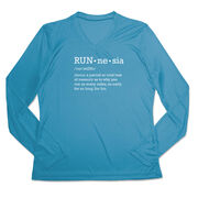 Women's Long Sleeve Tech Tee - RUNnesia