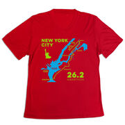 Women's Short Sleeve Tech Tee - New York City Route