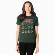 Running Short Sleeve T-Shirt - The 12 Miles of Christmas