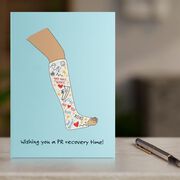Running Greeting Card - PR Recovery Time