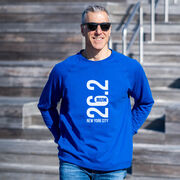 Running Raglan Crew Neck Pullover - New York City 26.2 Vertical
