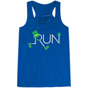 Running Flowy Racerback Tank Top - Let's Run Lucky