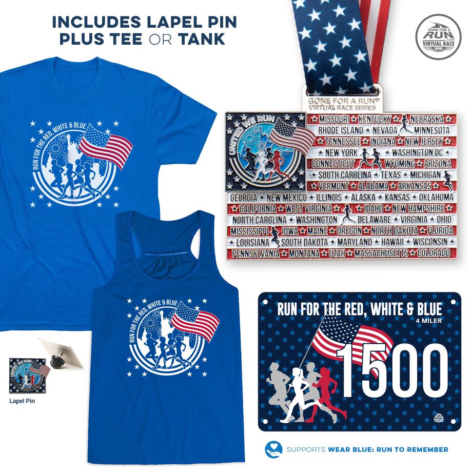 Virtual Race - Run For The Red, White & Blue