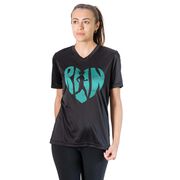 Women's Short Sleeve Tech Tee - Love The Run