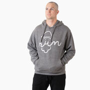 Statement Fleece Hoodie -  Santa Run Face