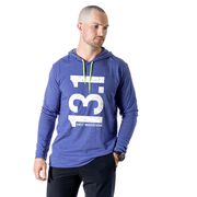 Running Lightweight Hoodie - 13.1 Half Marathon Vertical