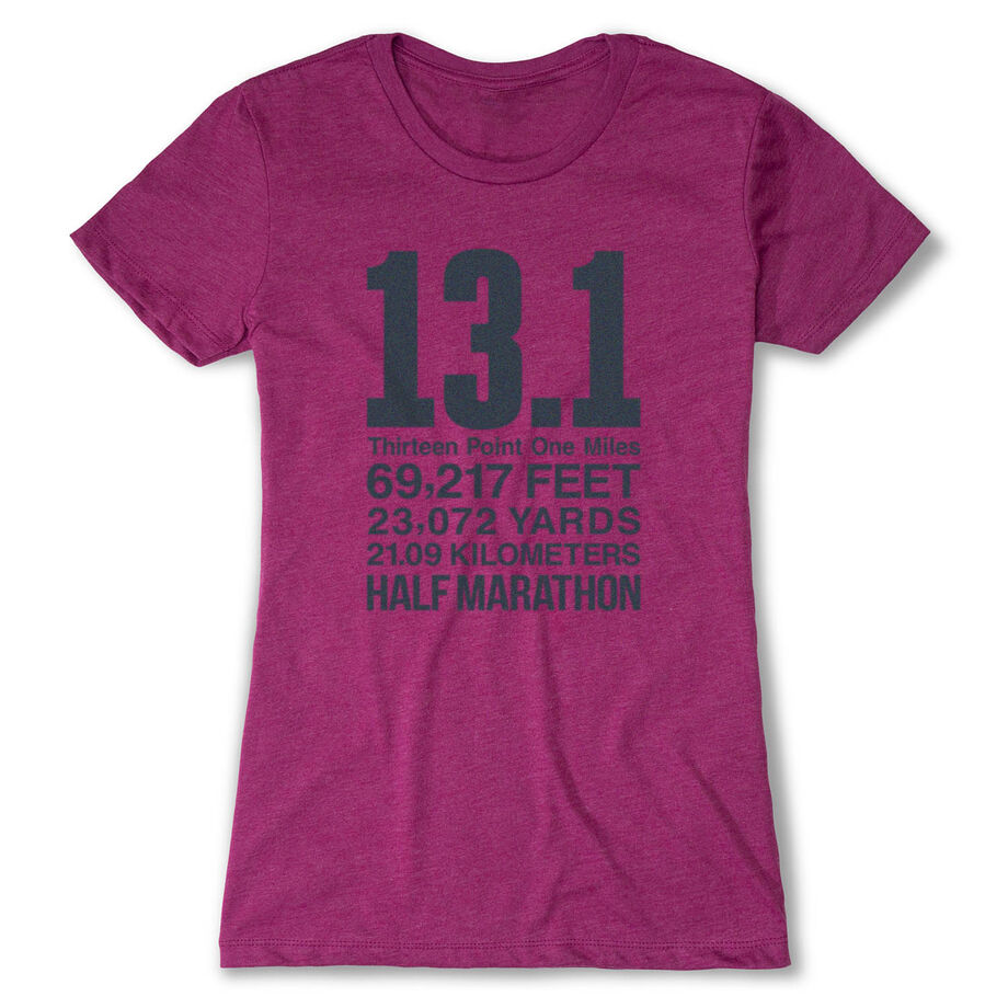 Running Women's Everyday Tee - 13.1 Math Miles
