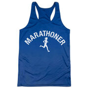 Women's Racerback Performance Tank Top - Marathoner Girl