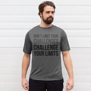 Running Short Sleeve Performance Tee - Don't Limit Your Challenges
