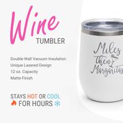 Running Stainless Steel Wine Tumbler - Miles Then Margaritas