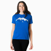 Running Short Sleeve T-Shirt - Trail Runner in the Mountains (Male)