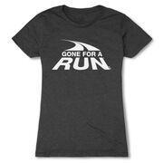 Women's Everyday Runners Tee - Gone For a Run&reg; White Logo