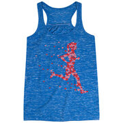 Flowy Racerback Tank Top - Heartfelt Runner Girl