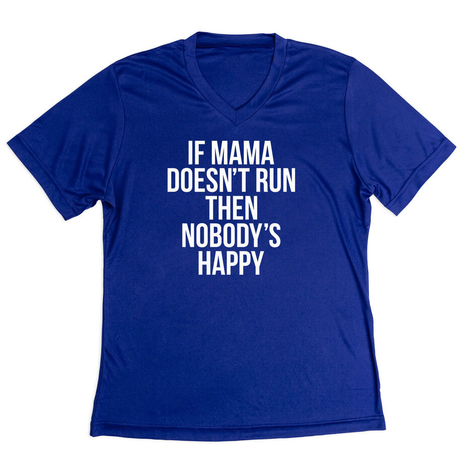 Women's Short Sleeve Tech Tee - If Mama Doesn't Run