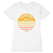 Women's Everyday Runners Tee - Running is My Sunshine