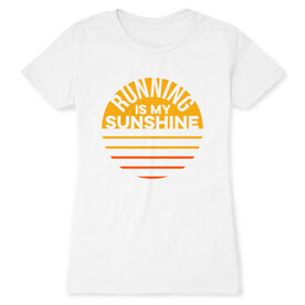 Women's Everyday Runners Tee - Running is My Sunshine