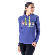 Running Lightweight Hoodie - Runnin' With My Gnomies - Christmas