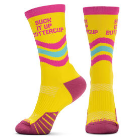 Socrates&reg; Mid-Calf Socks - Suck It Up Buttercup