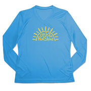 Women's Long Sleeve Tech Tee - Live In The RunShine