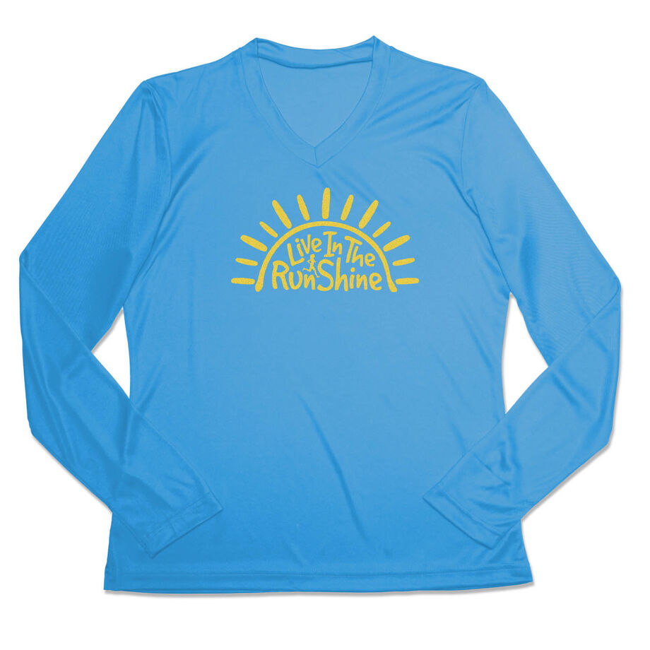 Women's Long Sleeve Tech Tee - Live In The RunShine