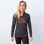 Women's Running Lightweight Performance Hoodie - Gone For a Run Logo